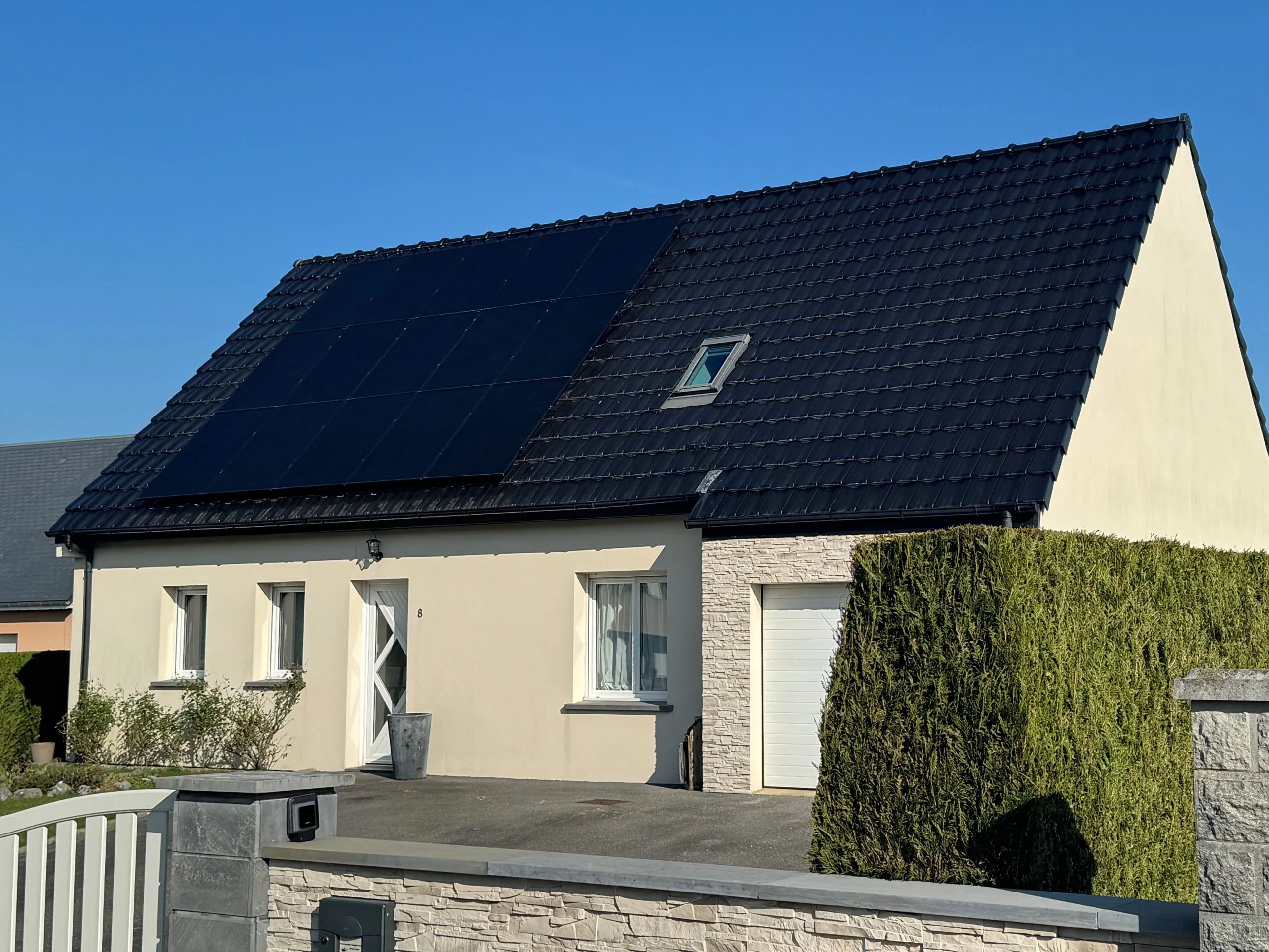 Pose de panneaux solaires