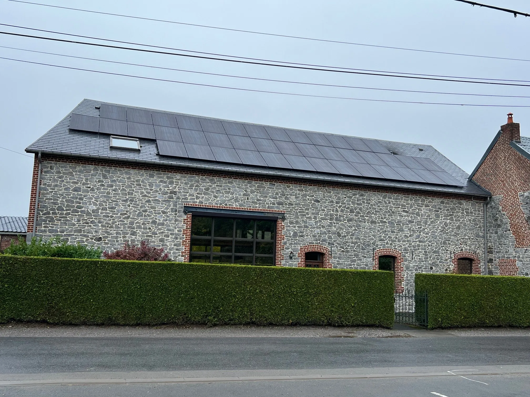 Pose de panneaux photovoltaïques